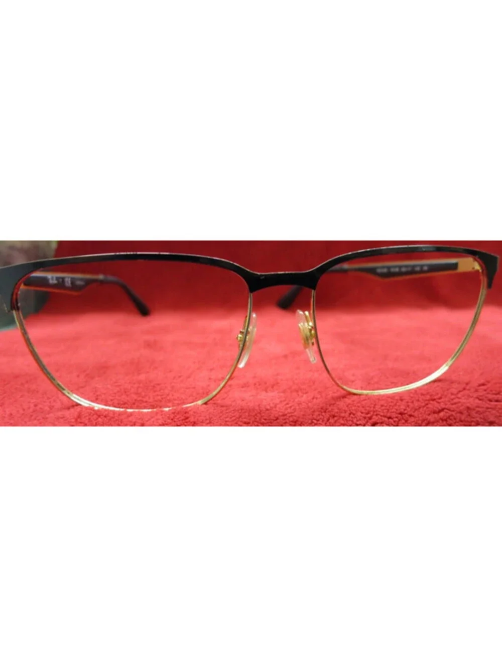 Ray-Ban RB3569 187/88 Polished Black on Gold Sunglasses Frame 59-17-145